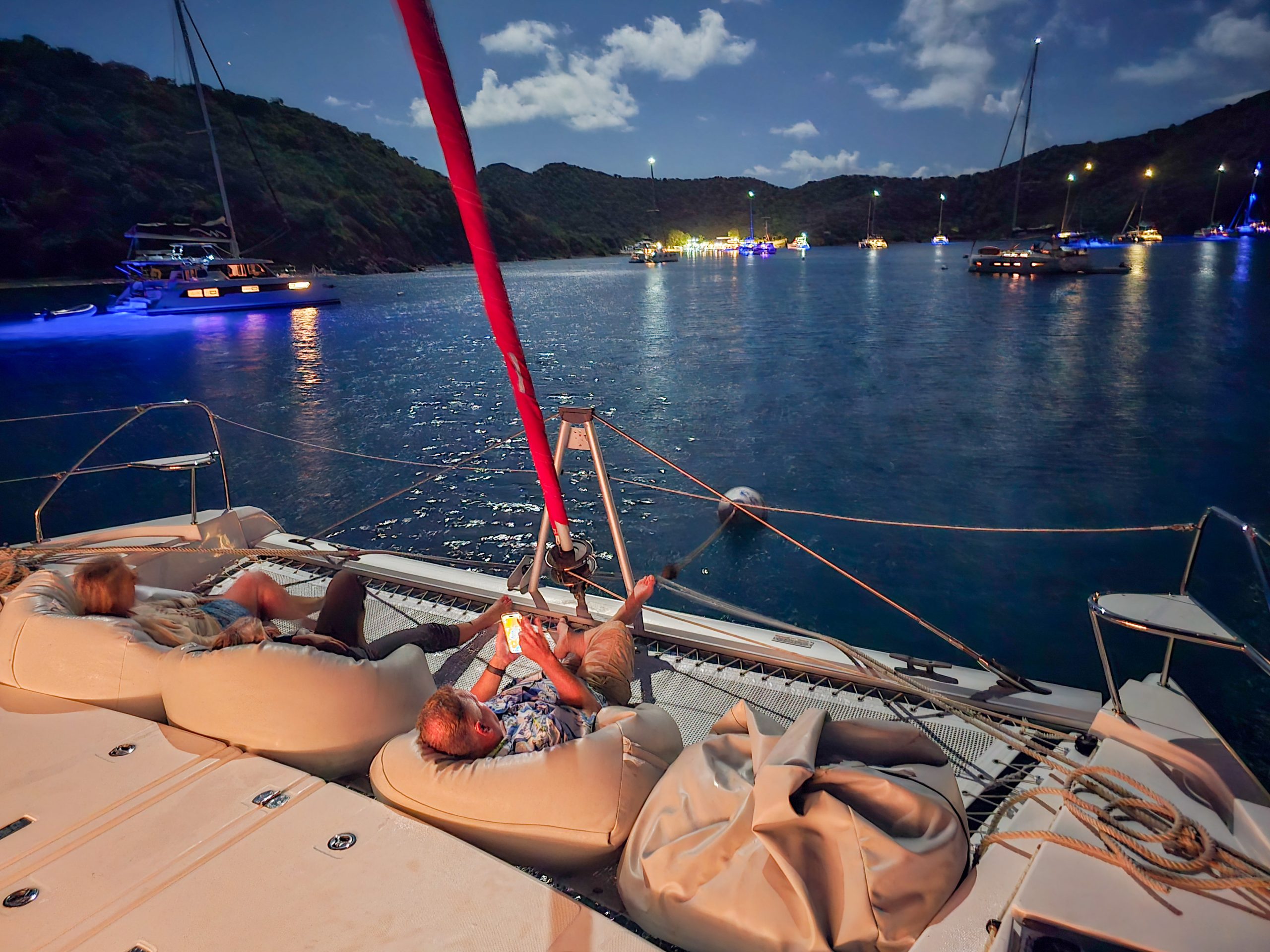 First day on the water and off to Normand Island!